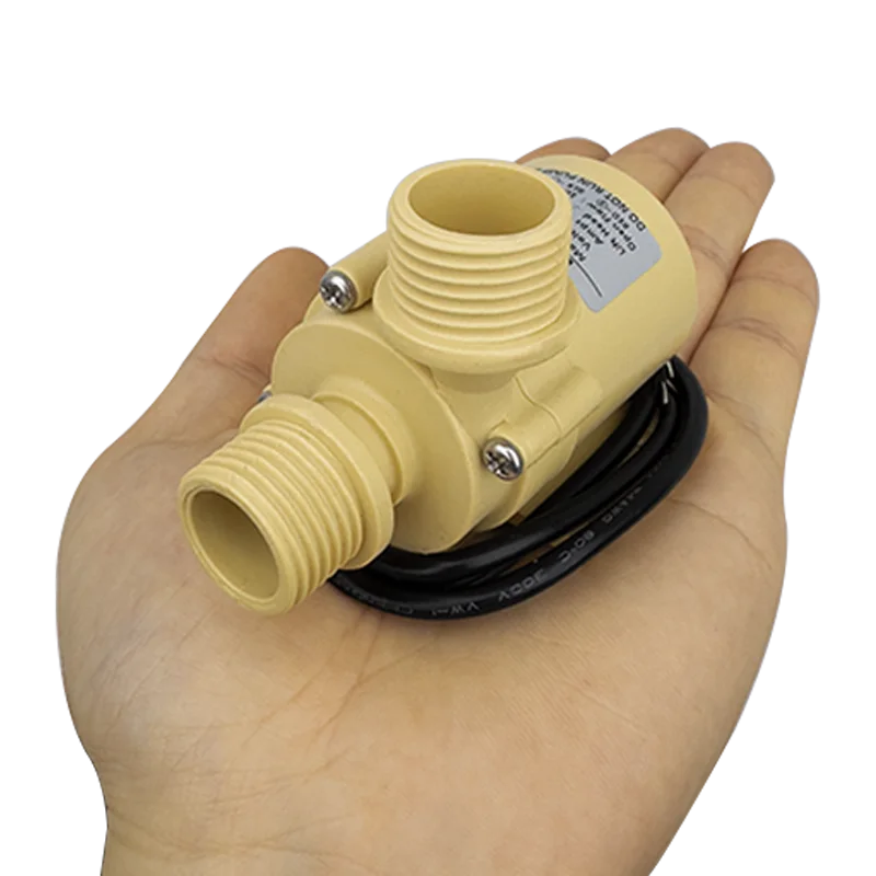 1/2' Ultra Quiet DC 12/24V High-Temperature Food Grade Equipment Cooling Circulation Pump Brushless DC 5.5M 10L/MIN Booster Pump
