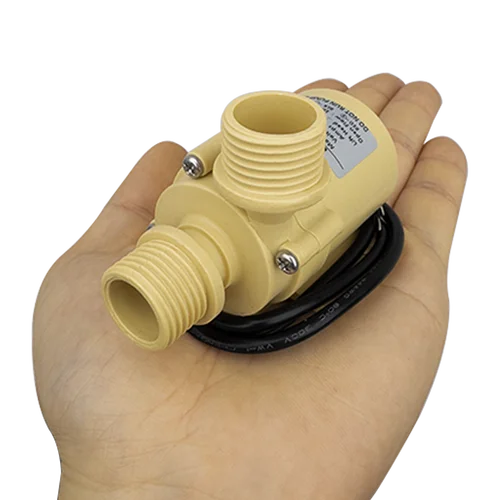 Imagen 2 del producto 1/2 ""ultra silencioso DC 12/24V equipo de alta temperatura de calidad alimentaria bomba de circulación de enfriamiento sin escobillas DC 5,5 M 10L/MIN bomba de refuerzo