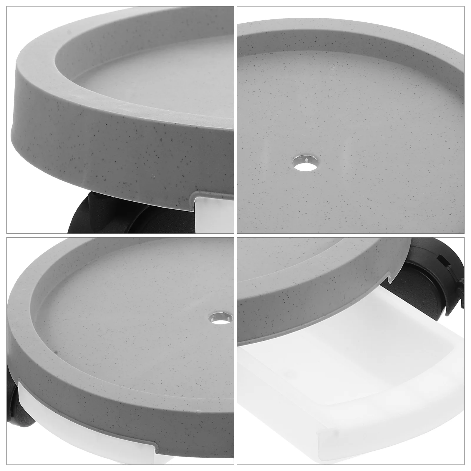 

Flowerpot Tray With Wheels Pp Material Durable Garden Plant Mover Rolling Stand For Indoor Outdoor Use Gardening Trays