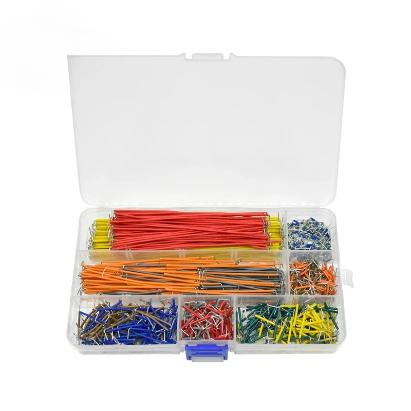140-840Pcs Preformed Breadboard Jumper Wire Kit 14 Lengths Assorted for Breadboard Prototyping Circuits DIY Electronic Kit