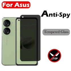 1-2PC Privacy Protection Glass For Asus Zenfone 10 8 9  Anti Spy Screen Protector For Zenfone 8 9 10 5g Glass