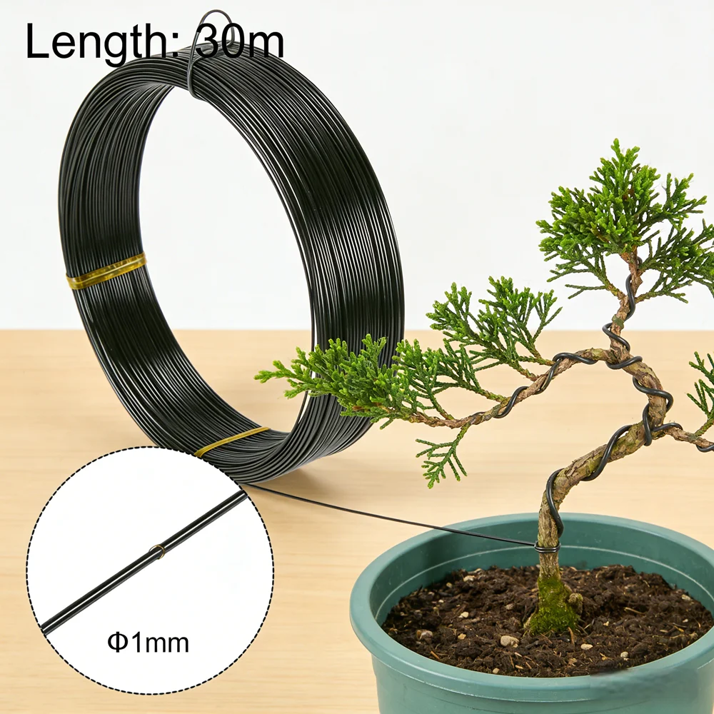 Bendable Training Aluminum Wire DIY Garden Bonsai Tree Styling Metal Craft Wire