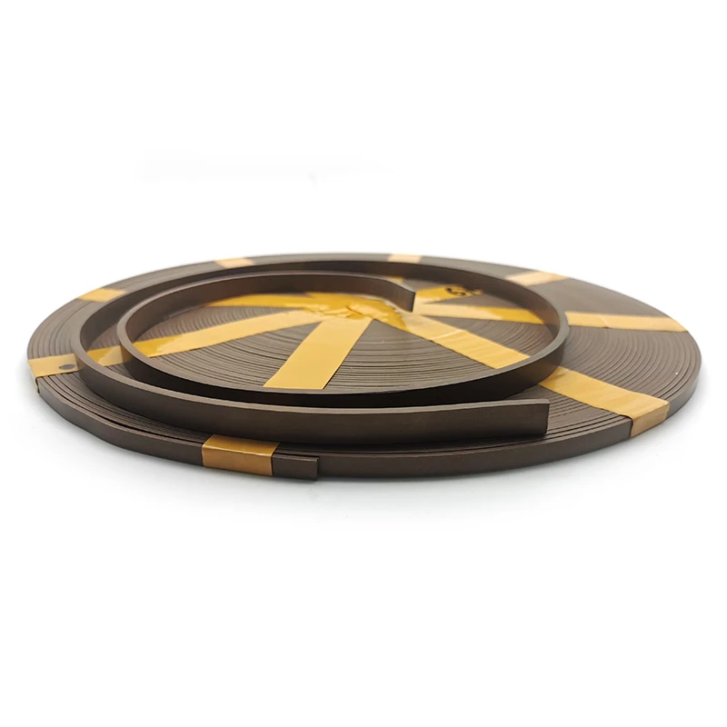 1M Thick 1.5/2mm PTFE Hydraulic Cylinder Bronze Guide Belt Wear-Resistant Belt Support Ring Bronze Belt Width 3/4/5/6/8/10-30mm