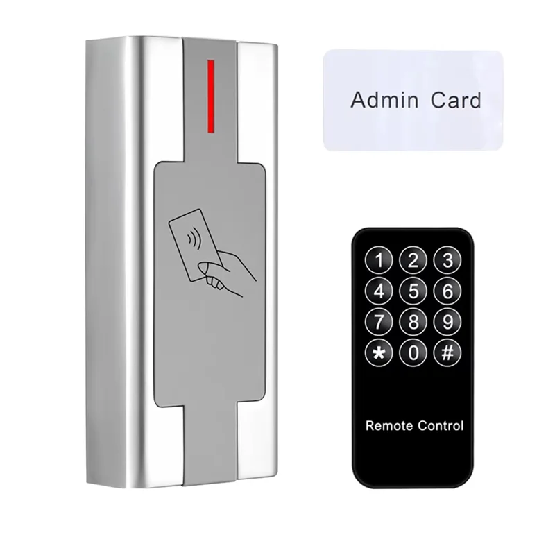 ABGI-Wiegand Controlled Metal Keypad RFID Card Reader–Waterproof 3000 User Design For Outdoor For Access Systems