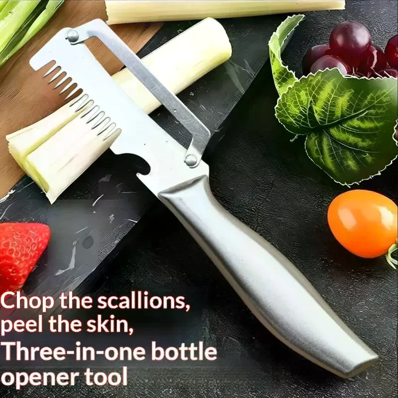 

Stainless Steel Peeler With Bottle Opener Blade And Labor Saving Design For Home Kitchen Vegetable Fruit Peeling Tools