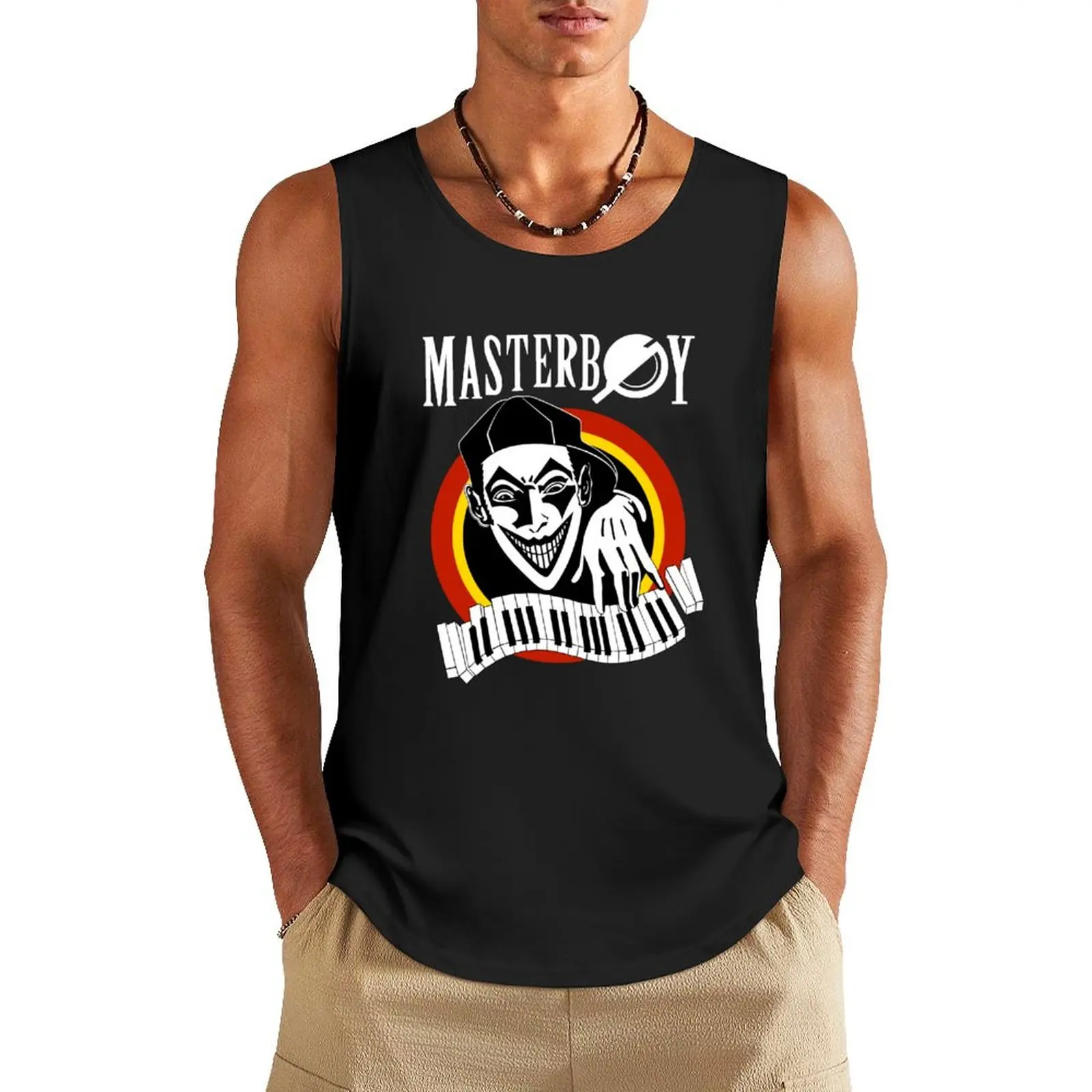 

Masterboy - Dance 90's collector's edition Tank Top plain t-shirt Men's sleeveless t-shirt