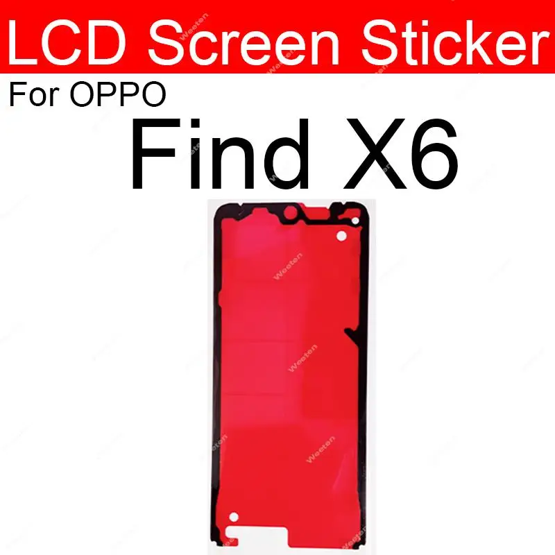 For OPPO Find X X2 X3 X5 X6 Pro LCD Screen Sticker Front LCD Screen Housing Adhesive Sticker Glue Parts