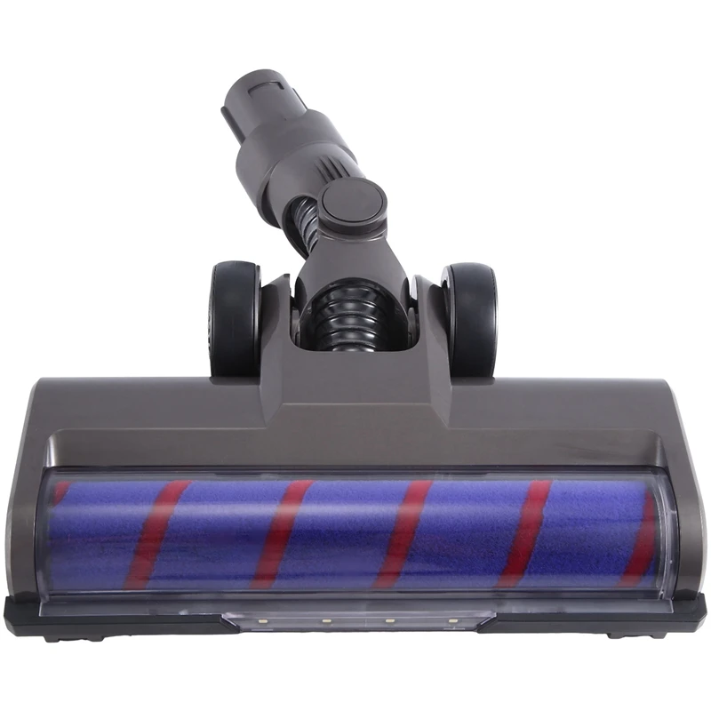 Kepala pembersih rol lembut dengan lampu depan LED untuk penyedot debu Dyson V6/DC58/DC59/DC61/DC62/DC74 aksesori model