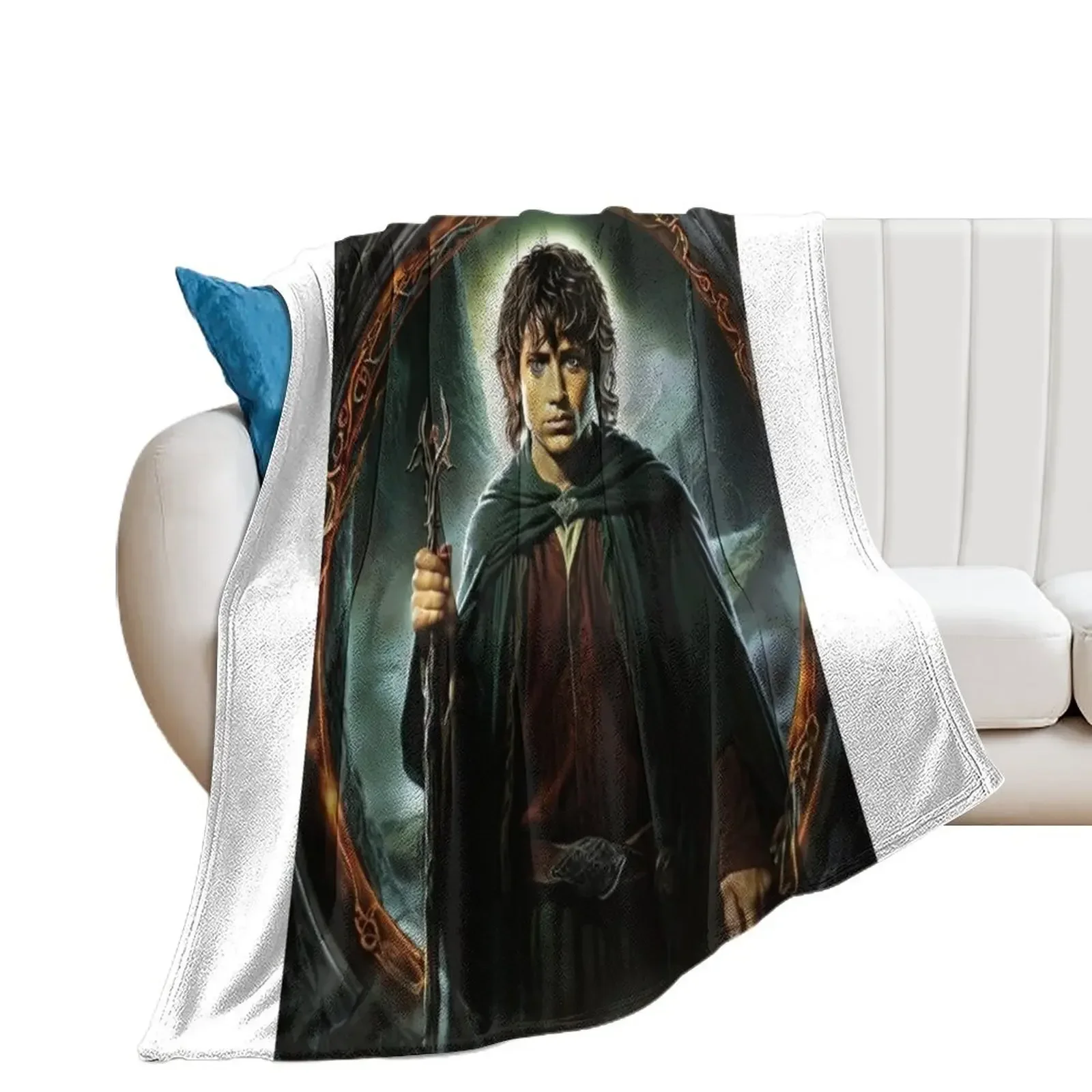 Lord of The Ring T-shirts, stickers, clothing, and other accessories Sticker Throw Blanket Decoratives Luxury Thicken Blankets