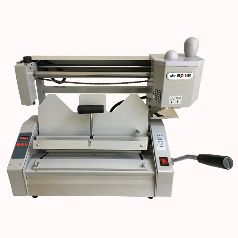 

Wireless Hot Melt Manual Desktop Small Binding Machine Creasing Paper Cutting Machine Tender Book Binding Machine