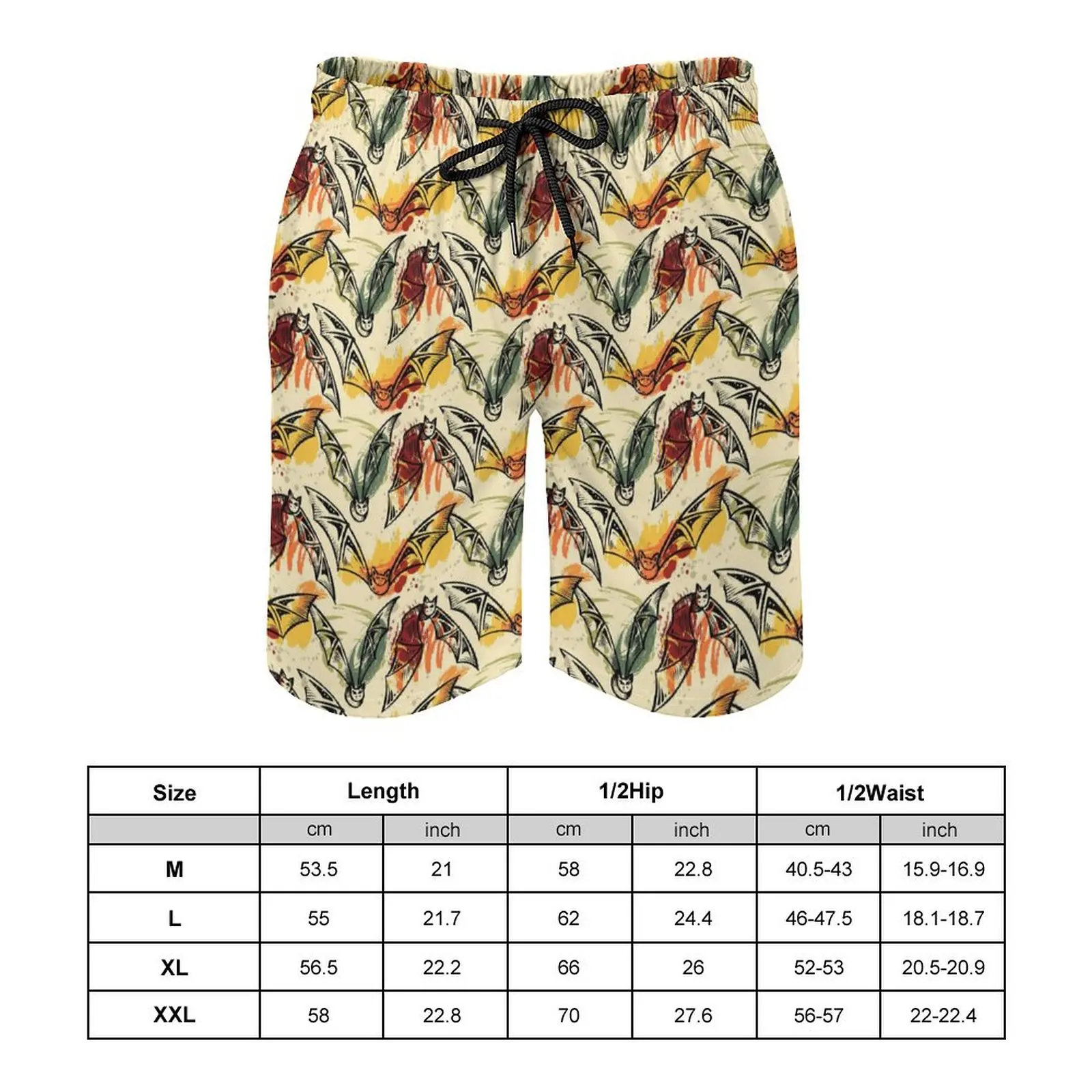 Men/Women Fashion Summer Can Wear Loose Casual Plus Size Cartoon Animal Illustration Printed Lace-Up Beach Quarter Pants