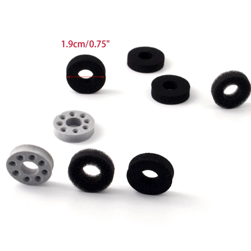 8x Thumbstick مساعدة حلقة مساعد ل Swtich ل الإسفنج حلقة مساعدة التناظرية عصا الهدف غمبد عصا التحكم