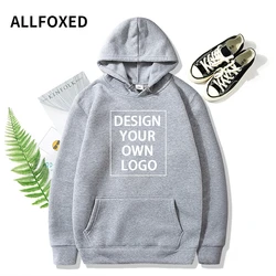 Your OWN Design Text Picture Custom Sweatshirt Unisex DIY Anime Print Hoodies Loose Casual Hoody LOGO Clothing Sportswear