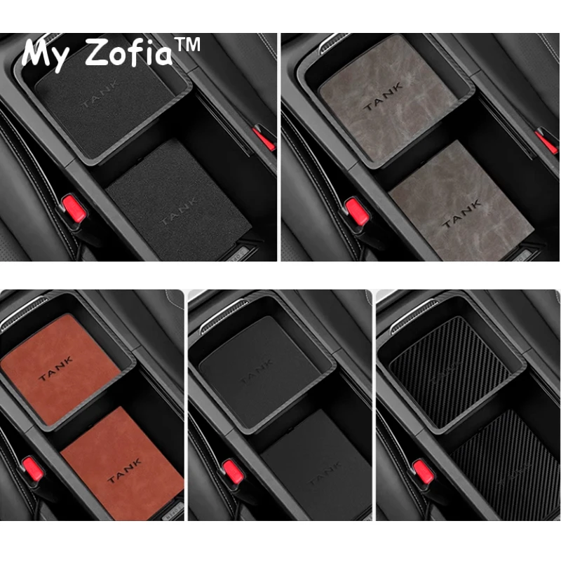 For GWM Great Wall Tank 300 2023 2024 2025 Car Door Slot Pad Water Coaster Storage Box Non-slip Mat Interior Decoration Protect