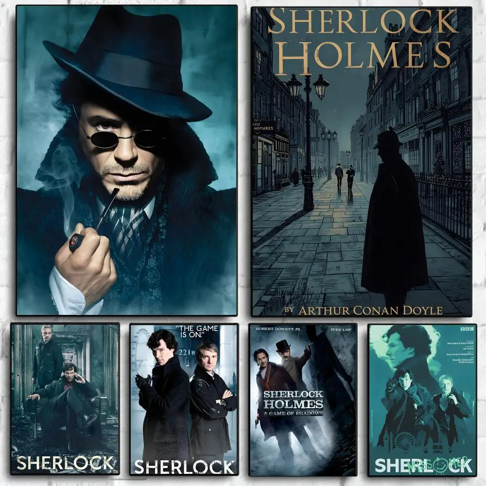 1PC Film S-Sherlock Holmes Poster Art HD Advanced Aesthetic Printing Paper Wall Art For Living Room Home Decor