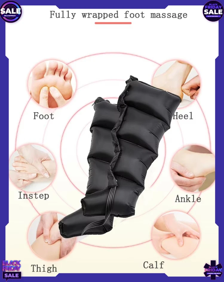 Professional Lymphedema Dvt Pump Press Therapy Air Compression Therapy Legs Massager Machines
