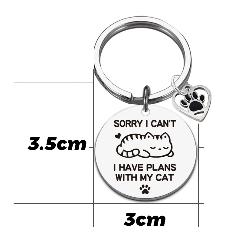 Cute Cat ID Tag for Cat Collars Stainless Steel Engraved Cat Dad Mom Grandma Name Tag for Cat Collar Cat Accessories