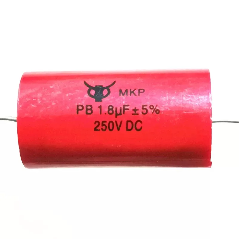 5PCS MKP Electrode Capacitor 250V Audiophile Grade HIFI Axial MKT Speaker Crossover Treble/Midrange