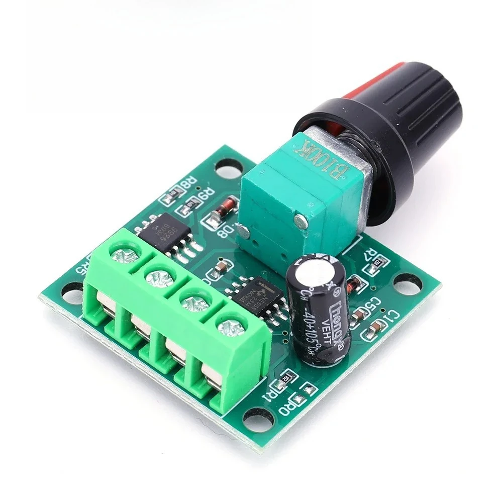 

5pcs 1803BK PWM DC Motor Speed Controller 1.8V 12V 2A Adjustable Switch for Arduino Drill Fan DIY