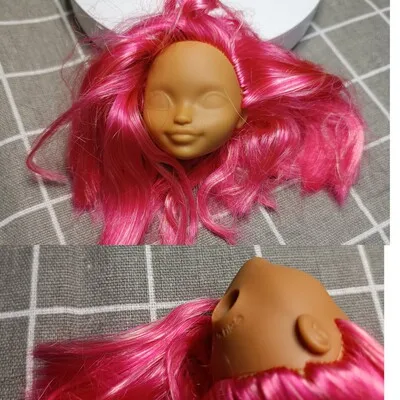 1/6 Makeup Doll Head Girl Dressing DIY Toy Parts Children Favor dongcheng san doubao