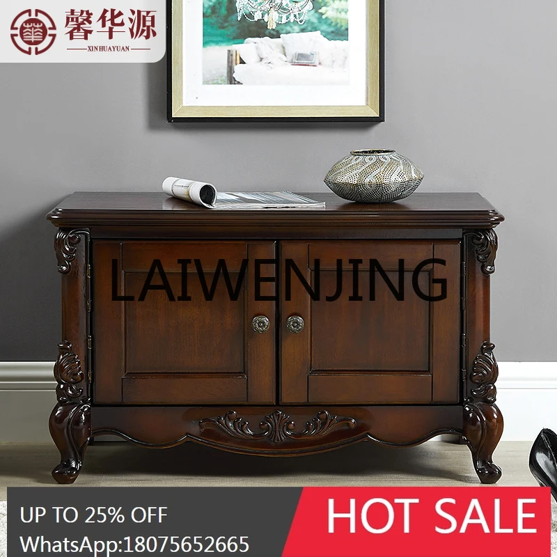 RWJ Storage Stool European-Style Storage Home Doorway Low Stool Sofa Stool