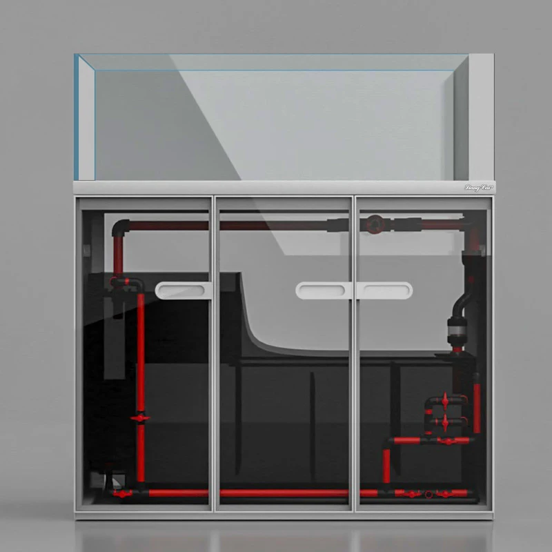 

Wholesale Freshwater Fish Filter Tank Commercial Aquarium Fish Filter System Square Aquarium Tank with Accessories