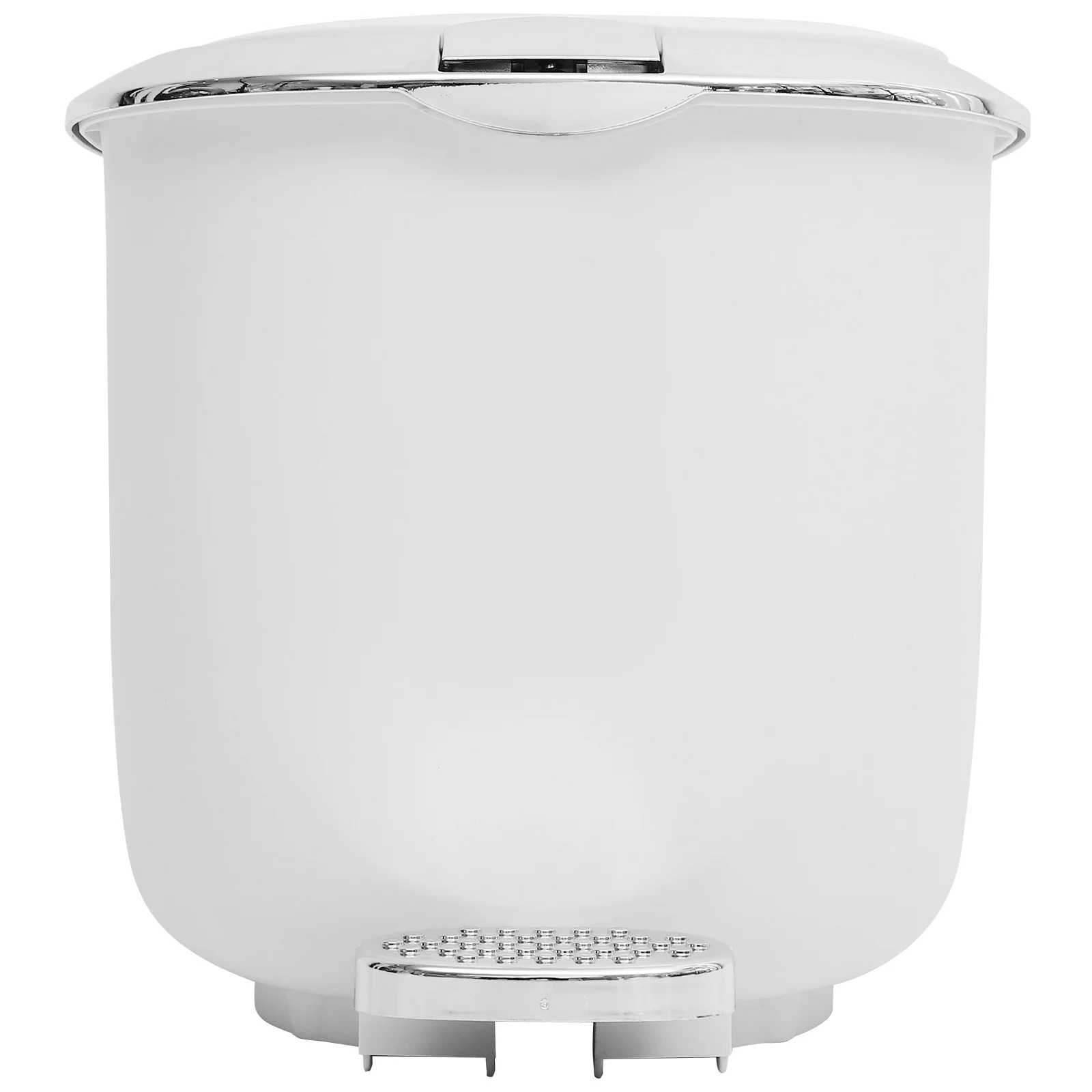 

Compact Stylish Garbage Can with Lid Step Pedal Easy Carry for Any Room Decor Medium Trash Can with Lid Bathroom Bin