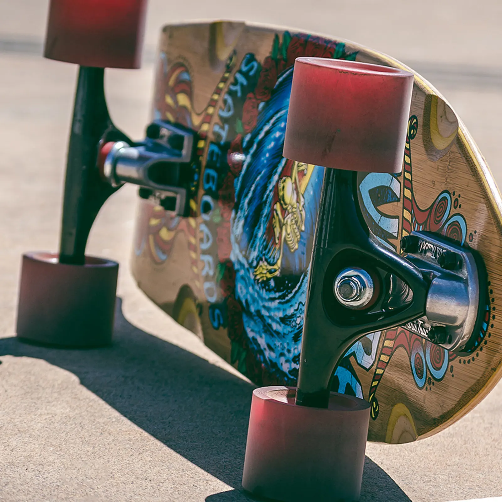 

Комплект из 1 комплекта противоударных накладок для скейтборда: сверхпрочные, из полиуретана, с поглощением вибраций, улучшенная реакция на траки, плавное скольжение