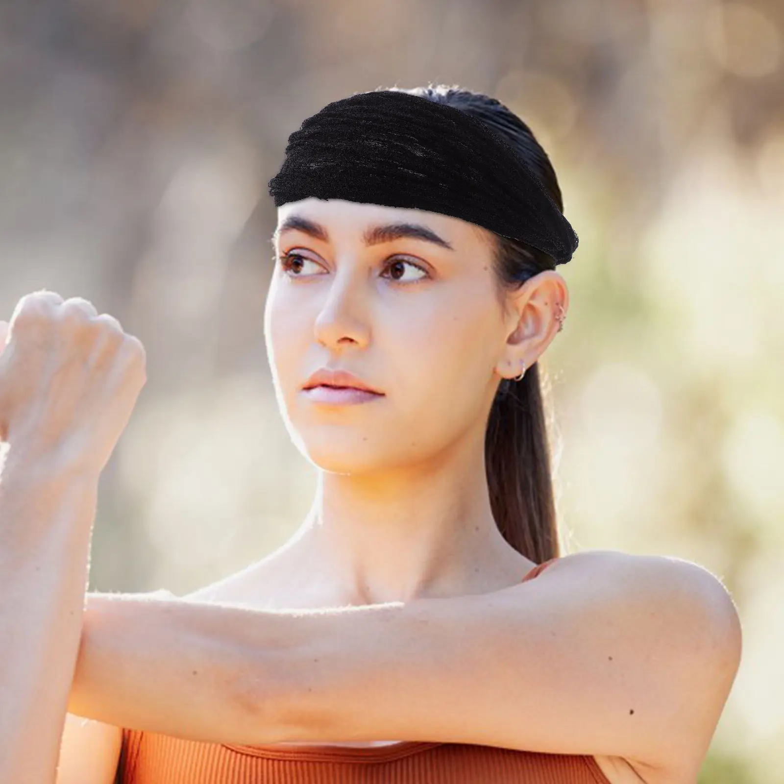 

3pcs Lace Headbands For Women Breathable Stretchy Mesh Headwrap Wide Floral Hair Band Elastic Turban Accessories Summer Wedding