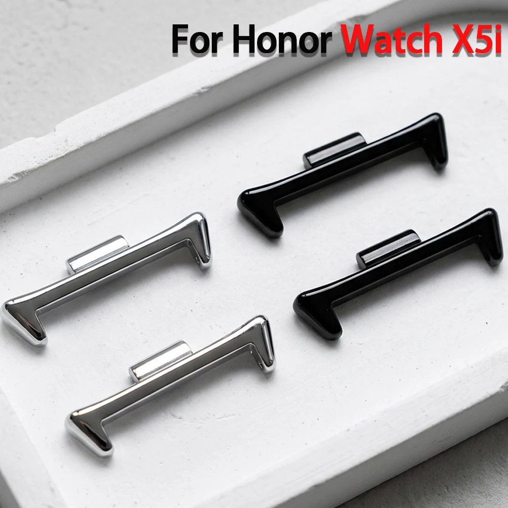 1 Paar Edelstahl-Adapter für Honor Watch X5i Smartwatch-Armband, Kompatibel mit 14mm, 20mm, 22mm Zubehör
