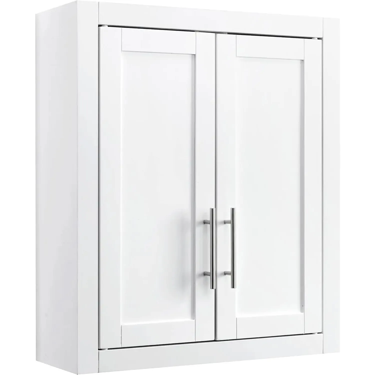 

Savannah Bathroom Wall Cabinet White Transitional Design Pairs Well with Modern Minimalist Traditional Home Furniture