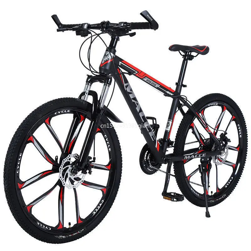 Cycling City Mountain Bike Folding Mountain Bike 24/26 Inch Double Shock Absorption One Wheel Bike Adult Variable Speed Bike New