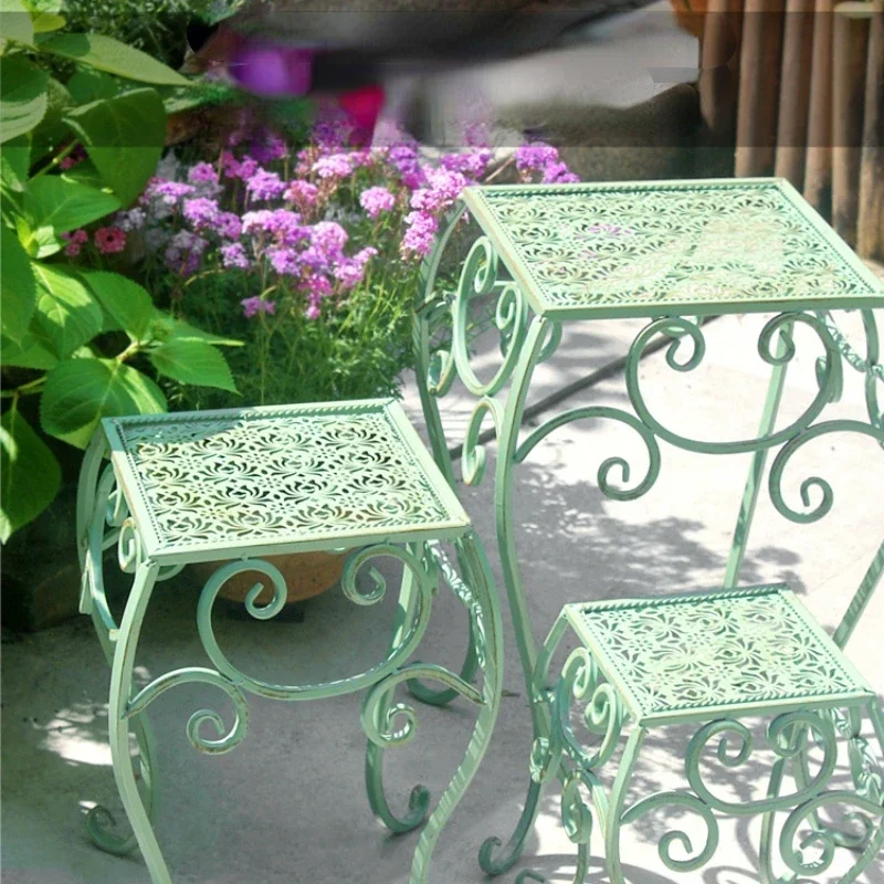 

Hot SalesHot SalesFlower Rack, Outdoor Iron Balcony,floor To Ceiling Courtyard Garden,bonsai Rack,decoration,multi-layer Flower