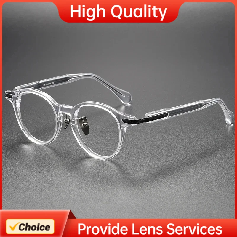 

New Fashion SUGIMOTO-Style Retro Acetate Eyeglasses Frame KEI Popular Modern Design for Men Women Anti Blue Light RX Lenses