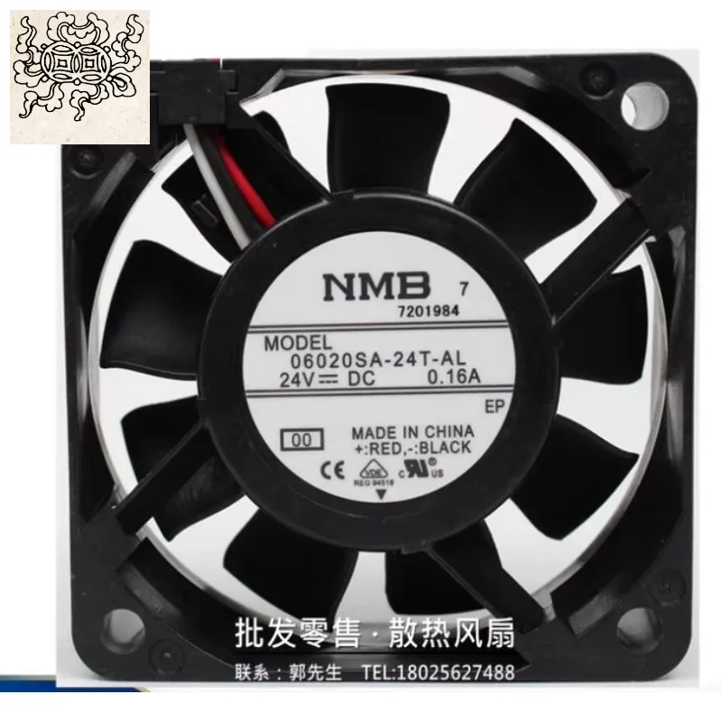 

Ltsf For NMB 06020SA-24T-AL DC 24V 0.16A 60x60x20mm 3-Wire Server Cooling Fan