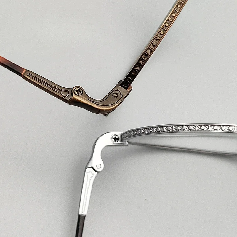 Retro Round Titanium Glasses Frames Anti-blue Light Optical Handmade Lightweight Women Eyeglasses Gafas Spectacles Oculos De