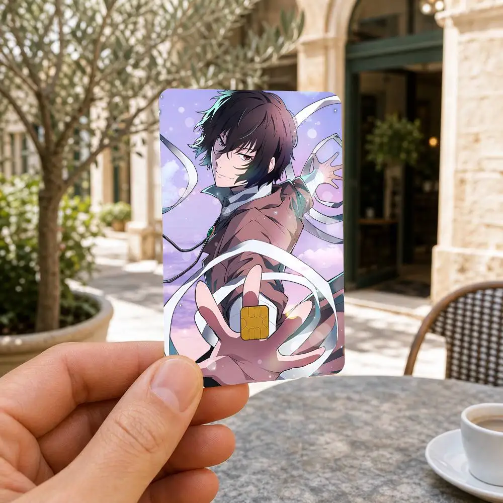 O-Osamu Dazai  Waterproof Bank Card Sticker Skin for Credit Debit Chip Cards Decorative Cover Film