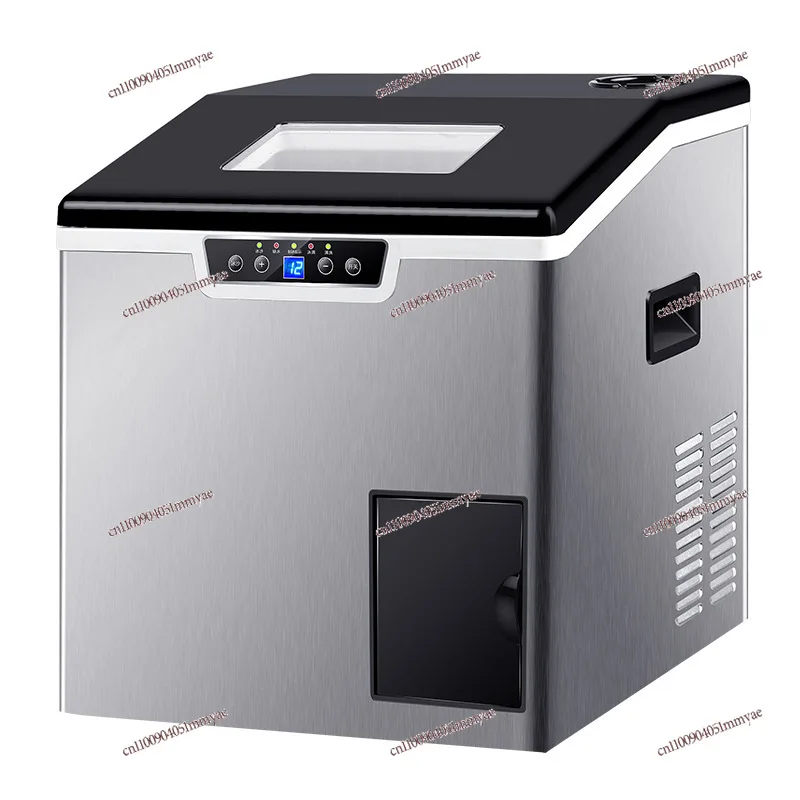 Ice Making Crushed  Integrated Small Commercial Household Machine 20 To 30 Kg Transparent Square Ice