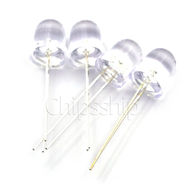 

In-line 8MM LED LED LED Light White Highlighting (10 PCS)