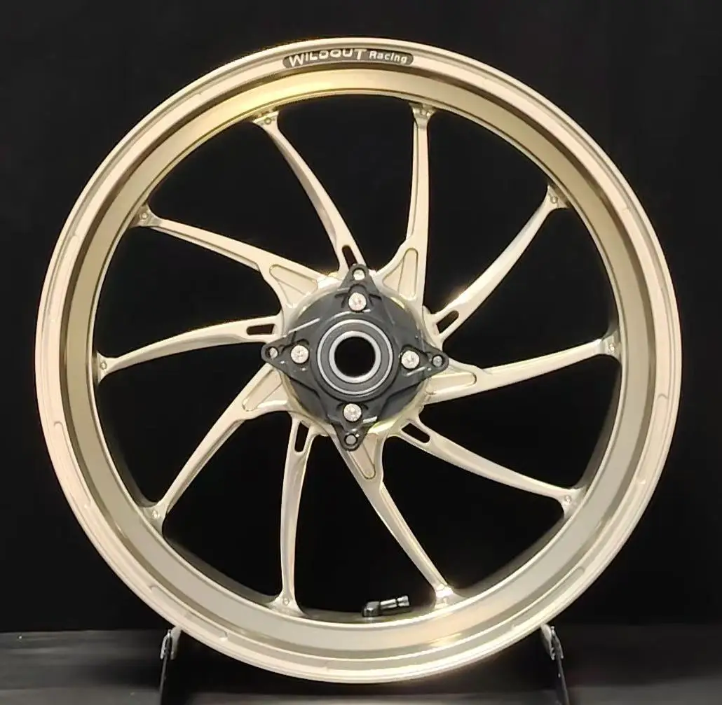 Aluminum Alloy Motorcycle Front & Rear Wheel Rims Retrofit Upgrade for ZX6R Models