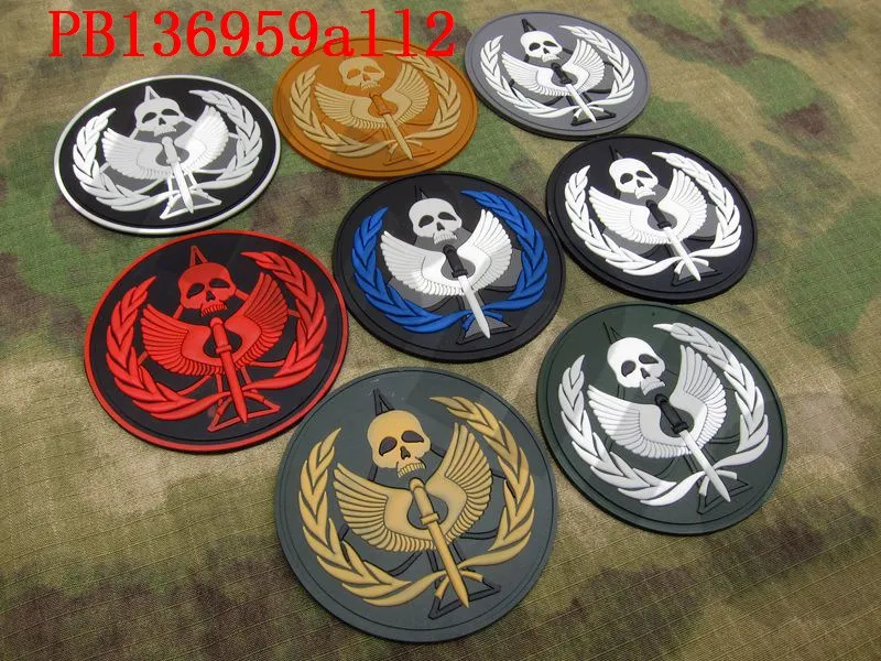 3D PVC Patch 8cm Black Ops TASK FORCE 141