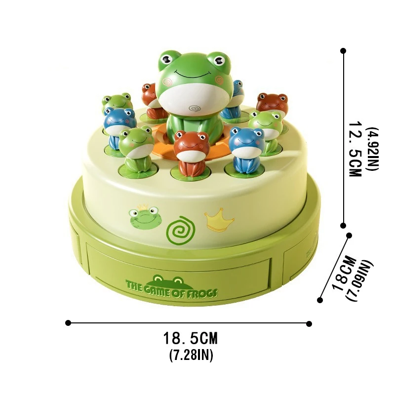 Juguete Montessori para niños, lanzamiento de rana, juego de mesa para saltar, rana voladora, captura, juguete divertido, entrenamiento, desarrollo de ojos de mano, juguete sensorial para regalo