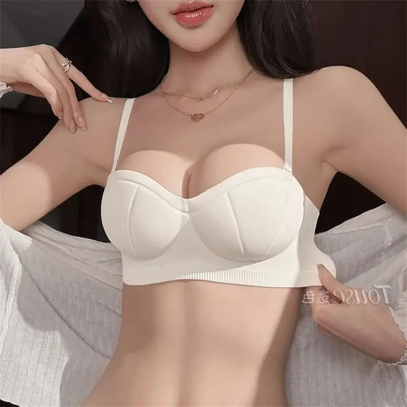 

Look Big Push Up Bras for Women Crop Top Underwear Seamless Bra Female Non Wire Bralette Lingerie Brassiere Ropa Interior Mujer
