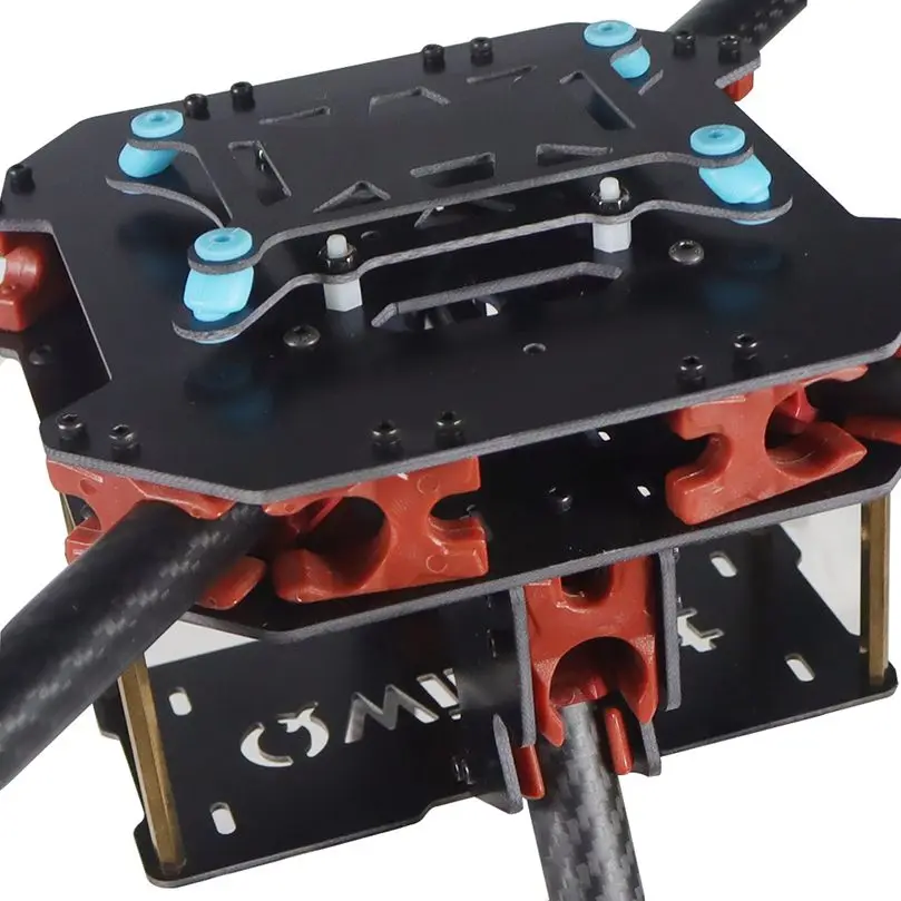 424 มม.10 นิ้วกรอบคาร์บอนไฟเบอร์สนับสนุน 9-10 นิ้วใบพัด 3-4S / 598 มม.รองรับ 14-15 นิ้วProps 4-6SสําหรับRC Drone FPV quadcopter