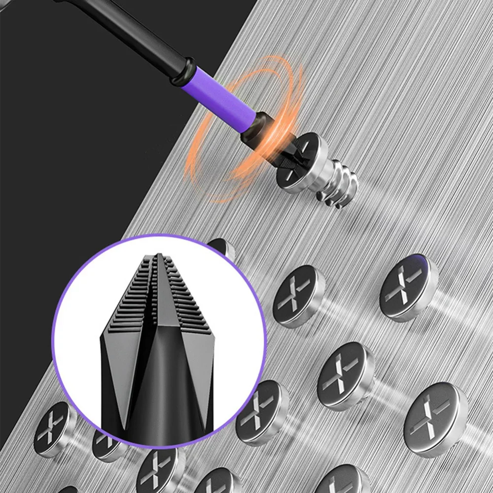 10/20 Stuks Magnetische Batch Head Ph2 Cross Schroevendraaier Bits Set Impact Boor Bit Schroef Gelegeerd Staal Antislip Kruis Schroevendraaier