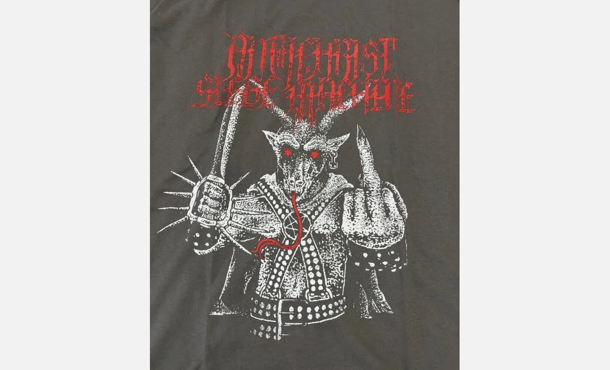 vintage Antichrist Siege Machine Band Demon Shirt Unisex Concert S to 5XL