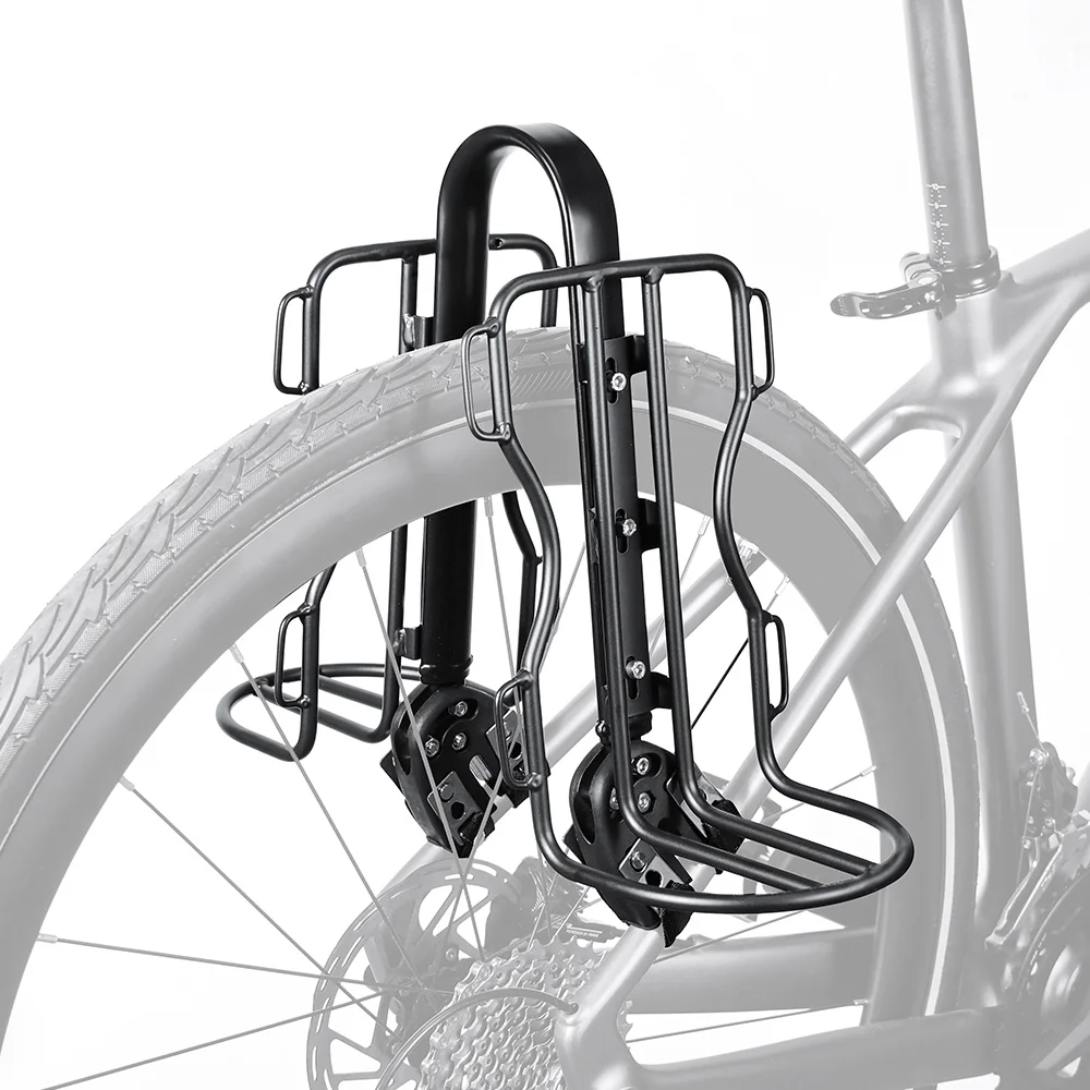 Einstellbare Aluminium Legierung Fahrrad Gepäck Träger Kies Fahrrad Universal Fahrrad Hinten Regal Gabel Regal Tasche Für Bikepacking – Detail 17
