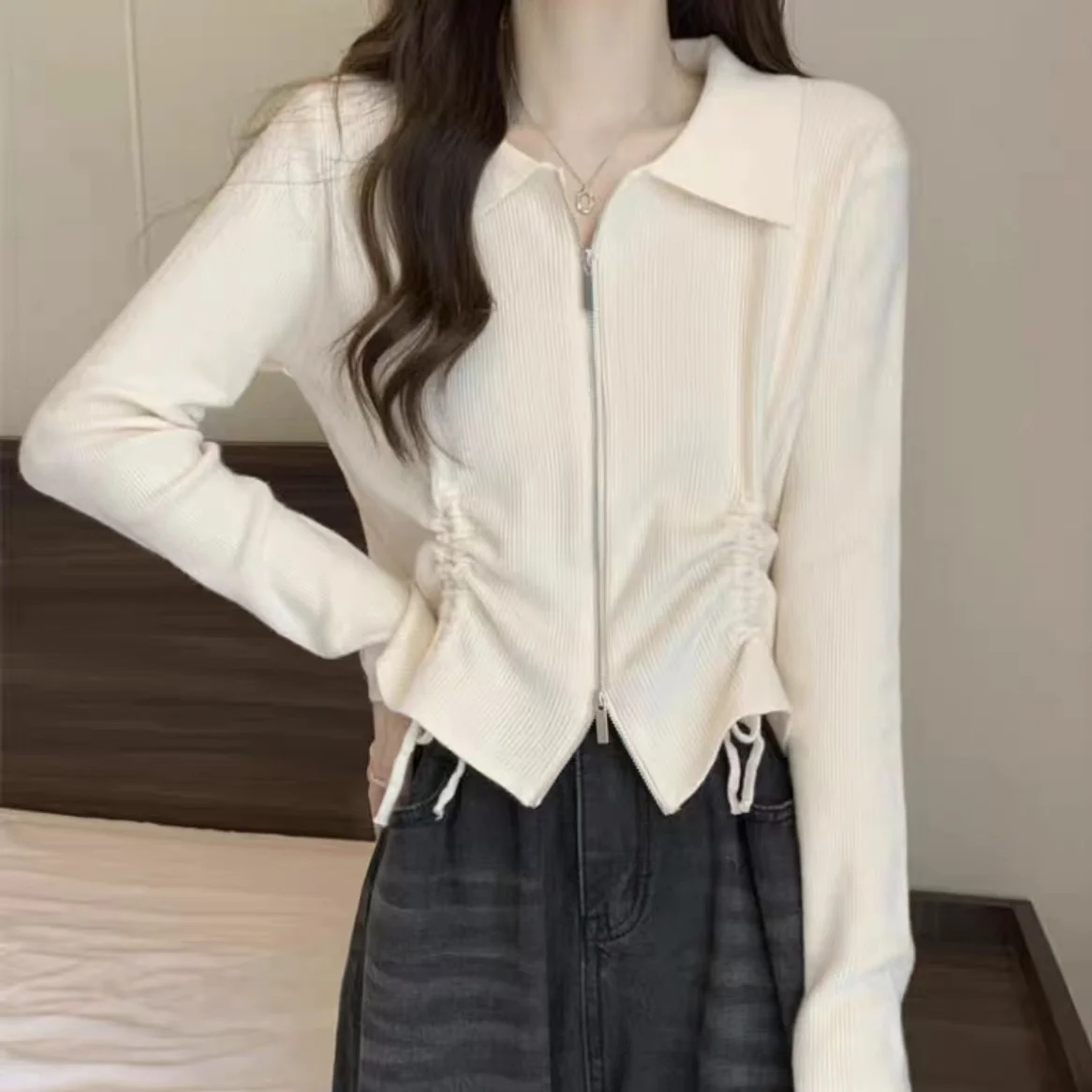 

Рубашки с длинным рукавом, женская шифоновая блузка, расклешенная шнуровка, романтический милый дизайн, весенний молодежный вид, модный, модный