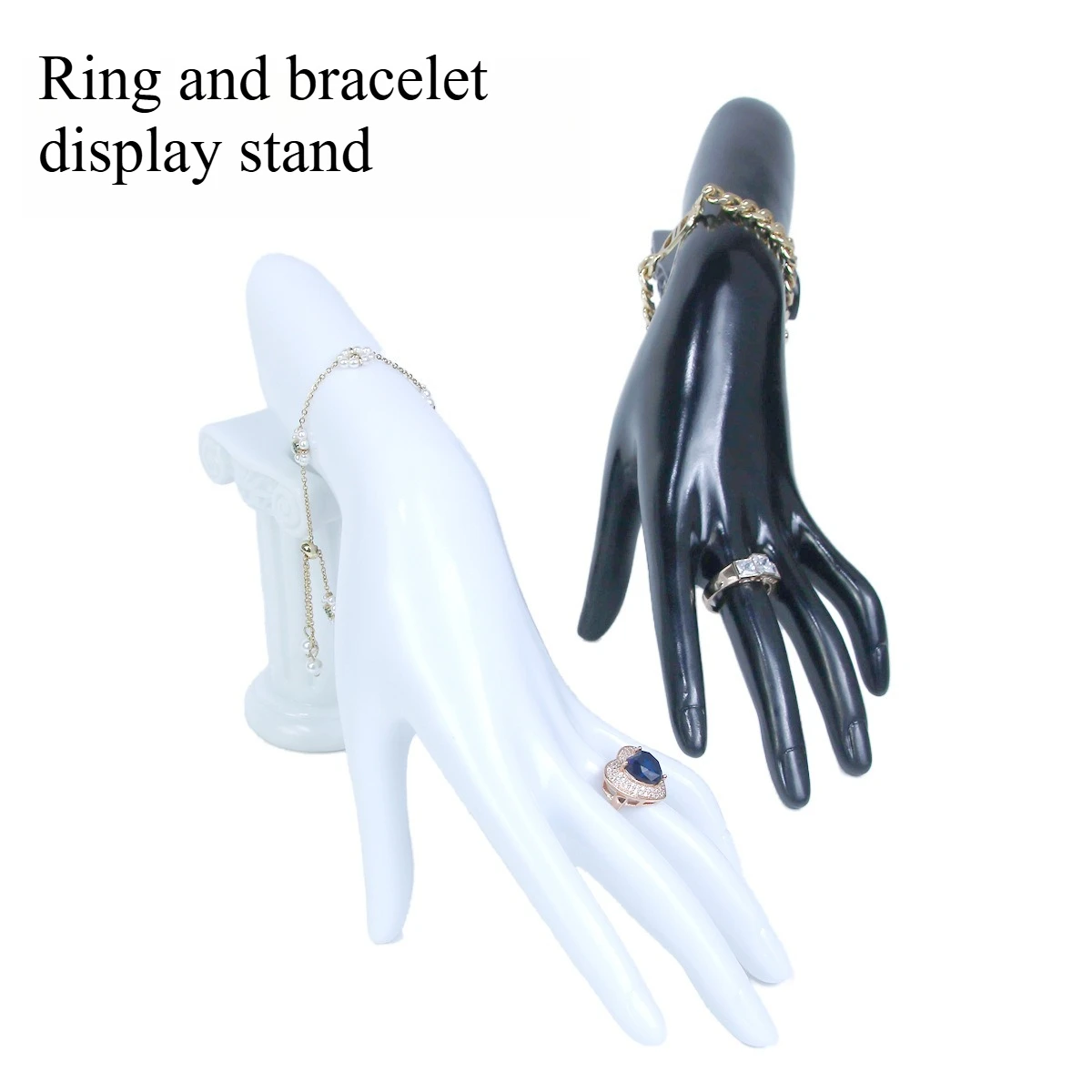 1 Pcs Fahsion Jewelry Display Hand Model Anklet Watch Bracelet Display Stand Sketch Decoration Art Photo Ring Organizer