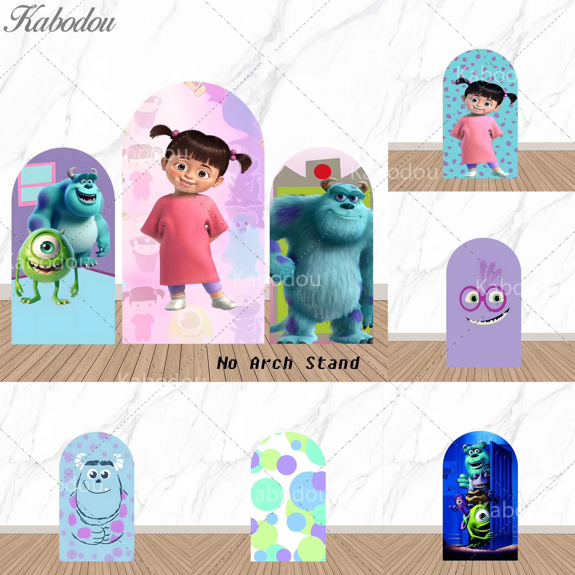 

Arch Cover Monsters University Background Girls Boys 1st Birthday Party Decoration Backdrop Baby Shower Banner Photography Props